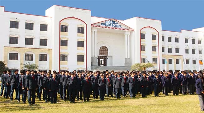 गोयनका पब्लिक स्कूल का प्रतिनिधिमंडल तेजपुर में