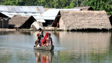 असम में बाढ़ का प्रकोप , 25 जिले बाढ़ में डूबे