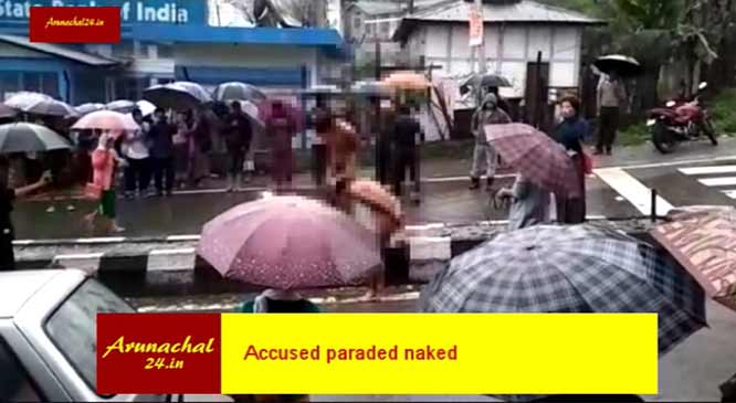 अरुणाचल: नाबालिग के साथ गैंग रेप, आरोपियों को वस्त्रहीन कर बीच सड़क में पिटाई