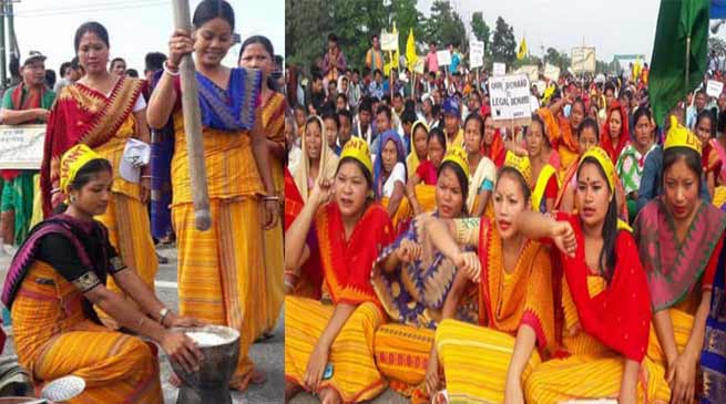 असम: बोडोलैंड की मांग पर ABSU का 5 दिवसीय नेशनल हाईवे अवरोध