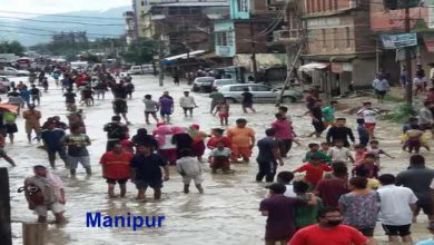 असम: भारी बारिश के बाद पूर्वोत्तर राज्यों में बाढ़ जैसे हालात