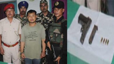 असम:  पिस्तौल के साथ एनडीएफबी (एस) कैडर गिरफ्तार 