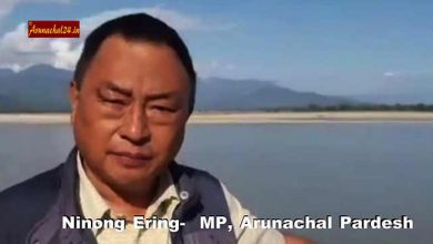 सियांग नदी पर जारी सांसद निनोंग इरिंग का विडियो हुआ वायरल