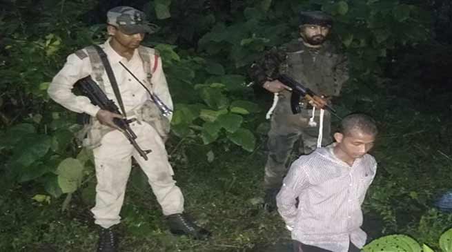 असम: सेना द्वारा NDFB(S) का कैडर हथियार समेत गिरफ्तार