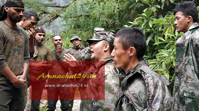 चीनी सेना का अरुणाचल और लद्दाख में भारतीय सीमा में घुसपैठ