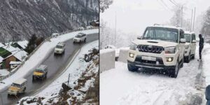 Sikkim में हुआ मौसम का पहला Snowfall
