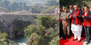 Arunachal Pradesh में रक्षा मंत्री Rajnath Singh ने किया Siyom Bridge का उद्घाटन