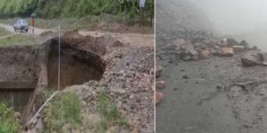अरुणाचल प्रदेश: भारी बारिश से कई स्थानों पर भूस्खलन, सड़क बह गए, पुल टूट गए, यातायात प्रभावित