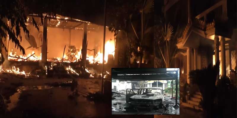 Manipur violence: भीड़ ने केंद्रीय मंत्री आरके रंजन सिंह के घर में लगाई आग