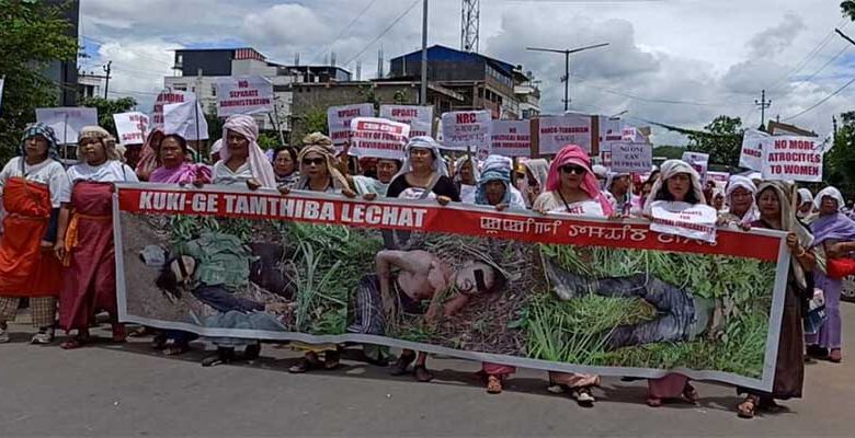 मणिपुर: चिन-कुकी आतंकवाद के खिलाफ इंफाल में विशाल शांति रैली