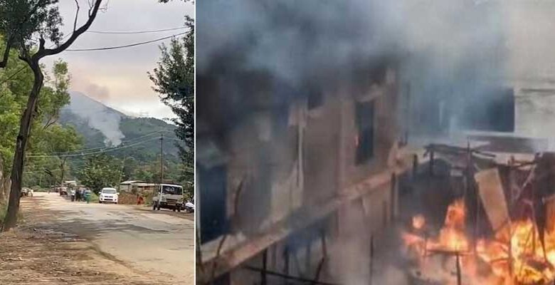 मणिपुर के इंफाल में फिर से भड़की हिंसा, प्रदर्शनकारियों ने दो घरों में लगाई आग