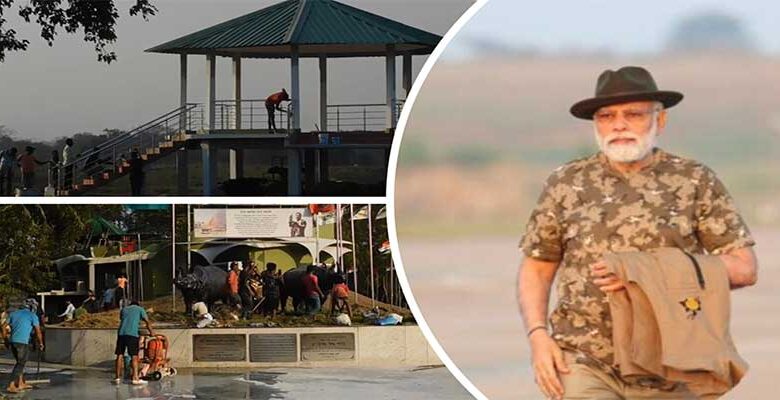 PM मोदी का असम दौरा: काजीरंगा नेशनल पार्क में रात बिताएंगे