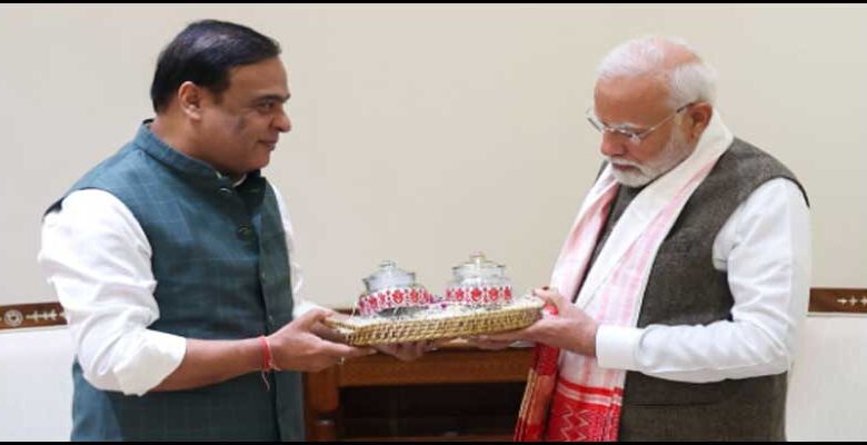 असम के मुख्यमंत्री ने प्रधानमंत्री मोदी को असम आने का निमंत्रण दिया