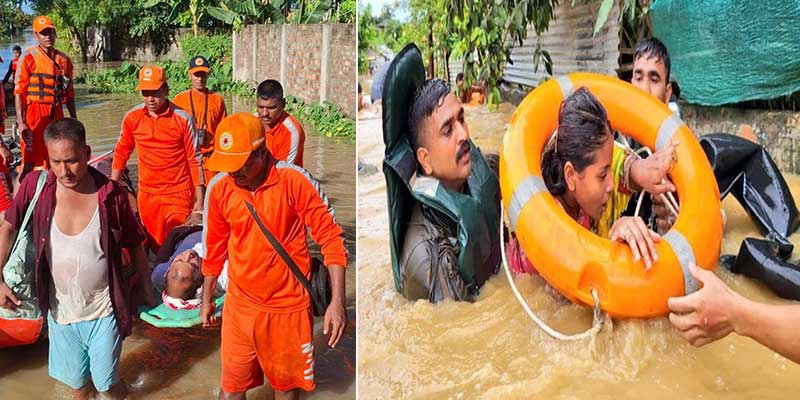 असम बाढ़: मौत का आंकड़ा 78 पहुंचा, 3 लाख से ज्यादा लोग अभी भी प्रभावित