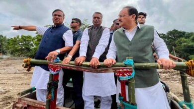 Assam Floods: असम के बाढ़ प्रभावित इलाकों में पहुंचे जे.पी. नड्डा, केंद्र की ओर से हर संभव मदद का भरोसा